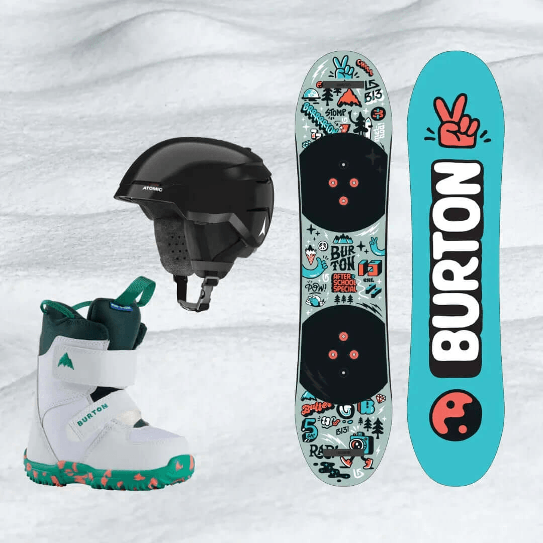 Alquiler esquís Cerro Catedral - SnowBoard / Junior / Equipo Completo -CaranvaSports - temporada 2026