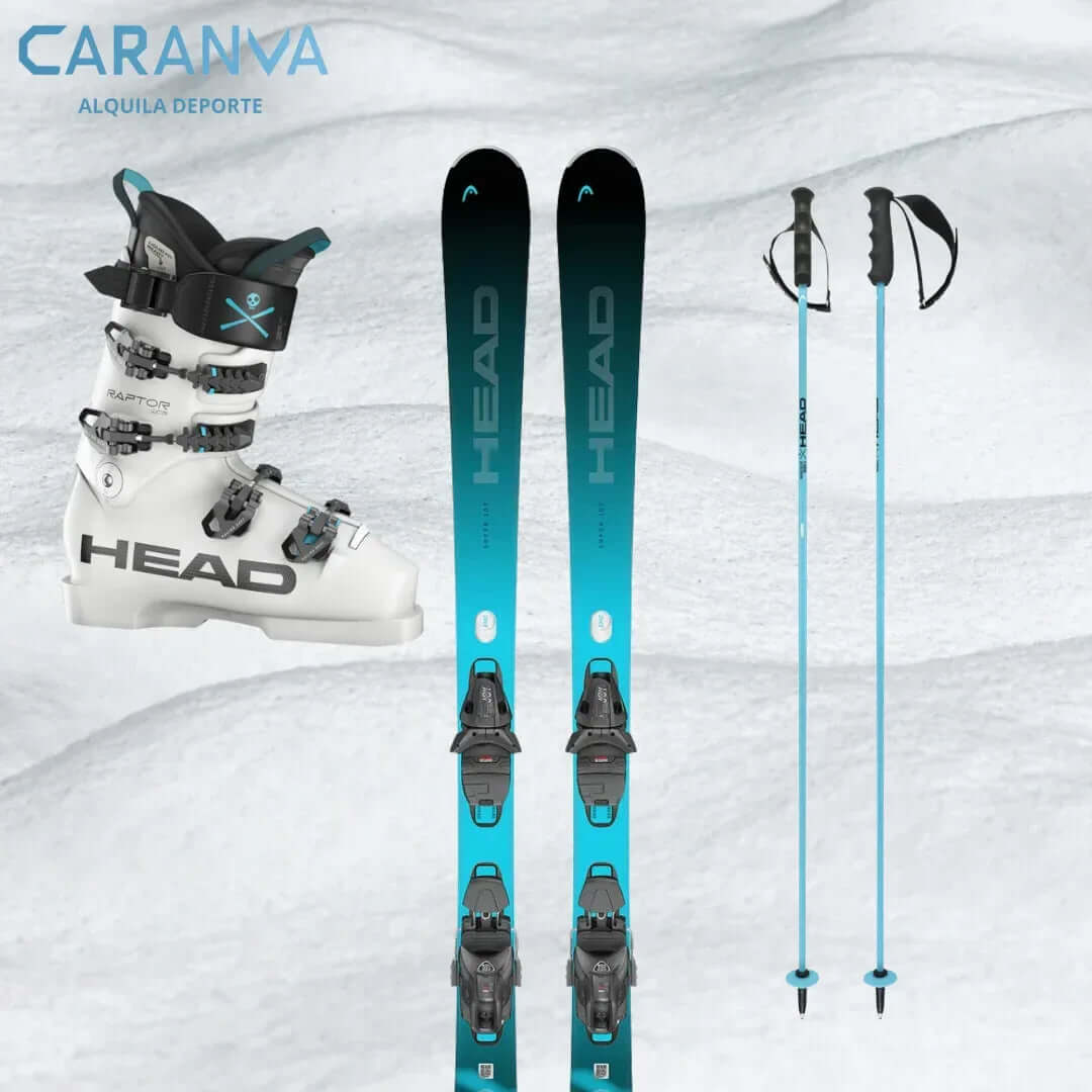 Alquiler Esquís Astún - Pirineo Aragonés - Esquí / Avanzado / Equipo Completo -CaranvaSports - temporada 2026