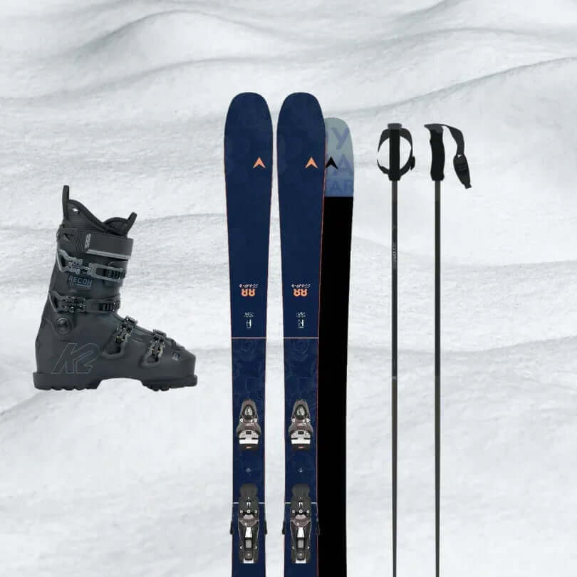 Alquiler Esquís Navacerrada Madrid - Esquí / Intermedio / Equipo Completo -CaranvaSports - temporada 2026