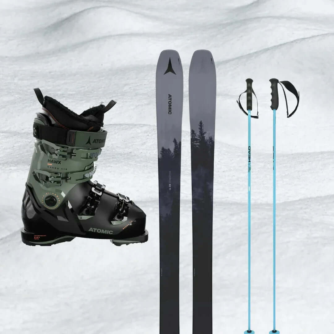 Alquiler de esquís Cerro Castor - Esquí / Intermedio / Equipo Completo -CaranvaSports - temporada 2026