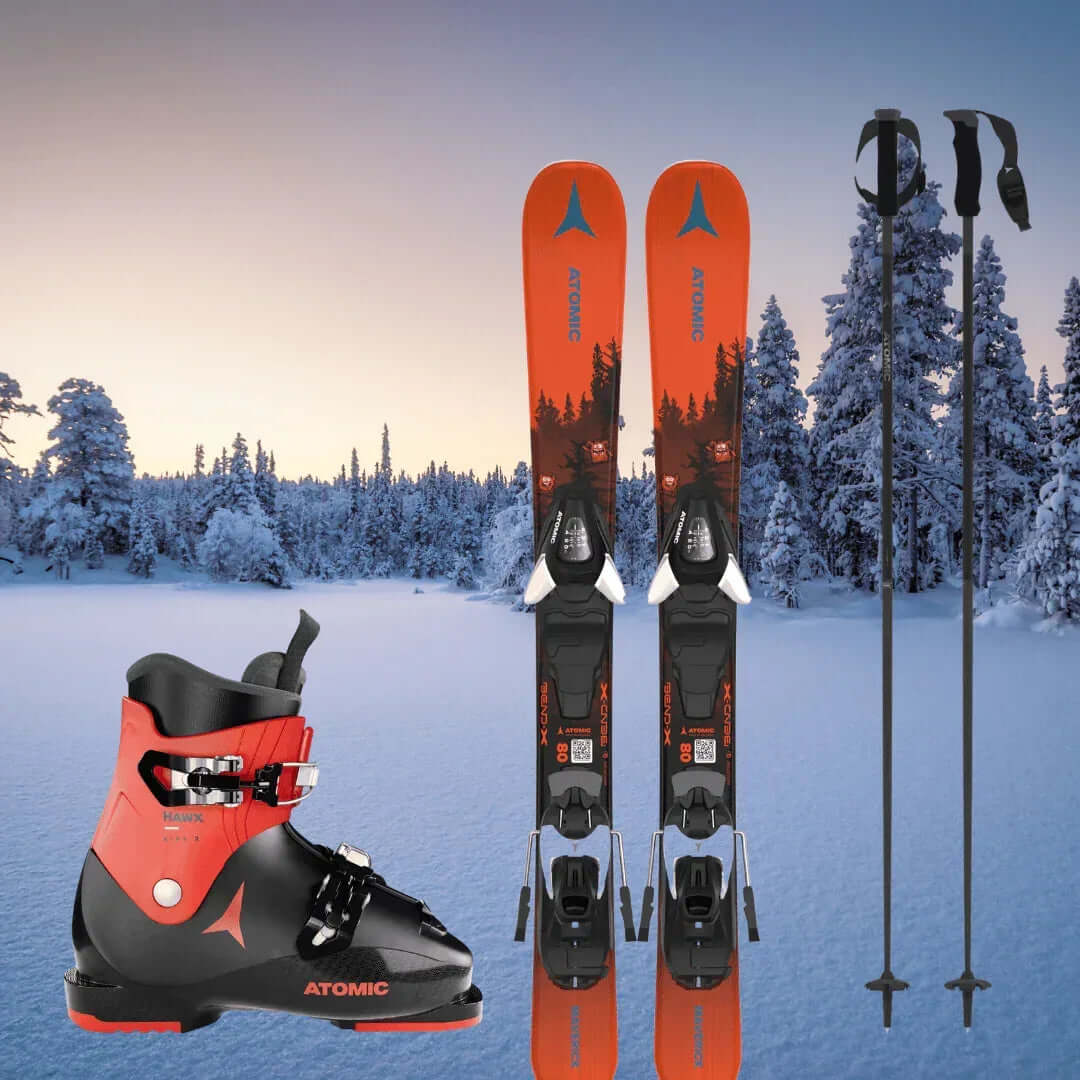 Alquiler Esquís Sierra Nevada - Esquí / Niños (70-120) / Completo -CaranvaSports - temporada 2026