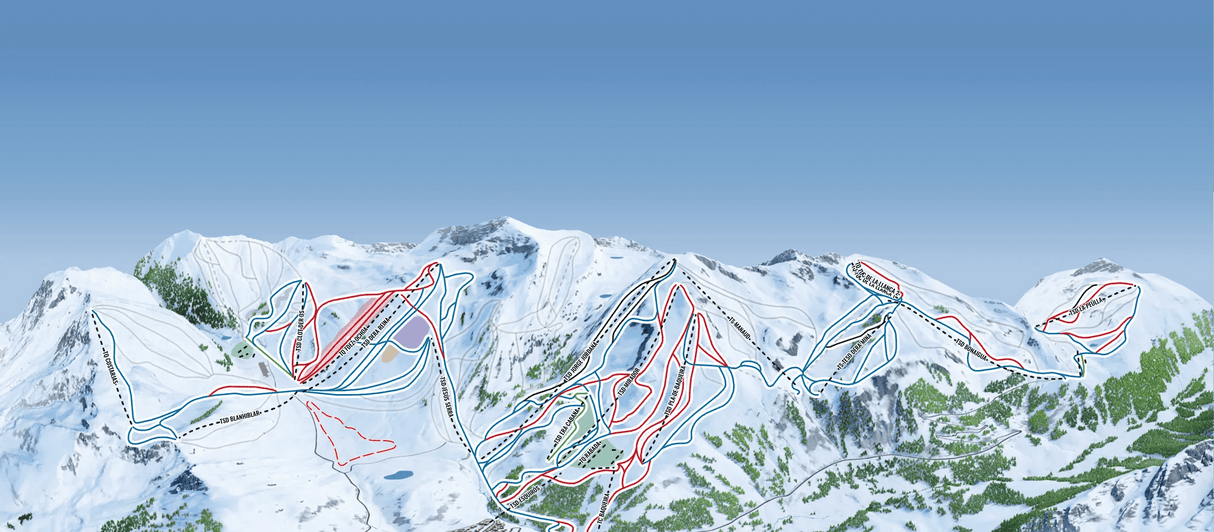Mapa Pistas Baqueira - -CaranvaSports - temporada 2026