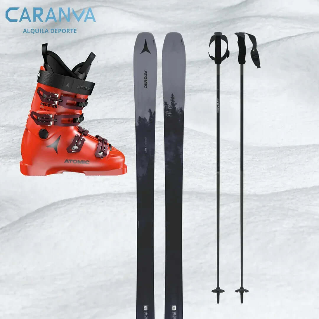 Alquiler Esquis Manzaneda - Adultos / Esquí / Con Botas -CaranvaSports - temporada 2026