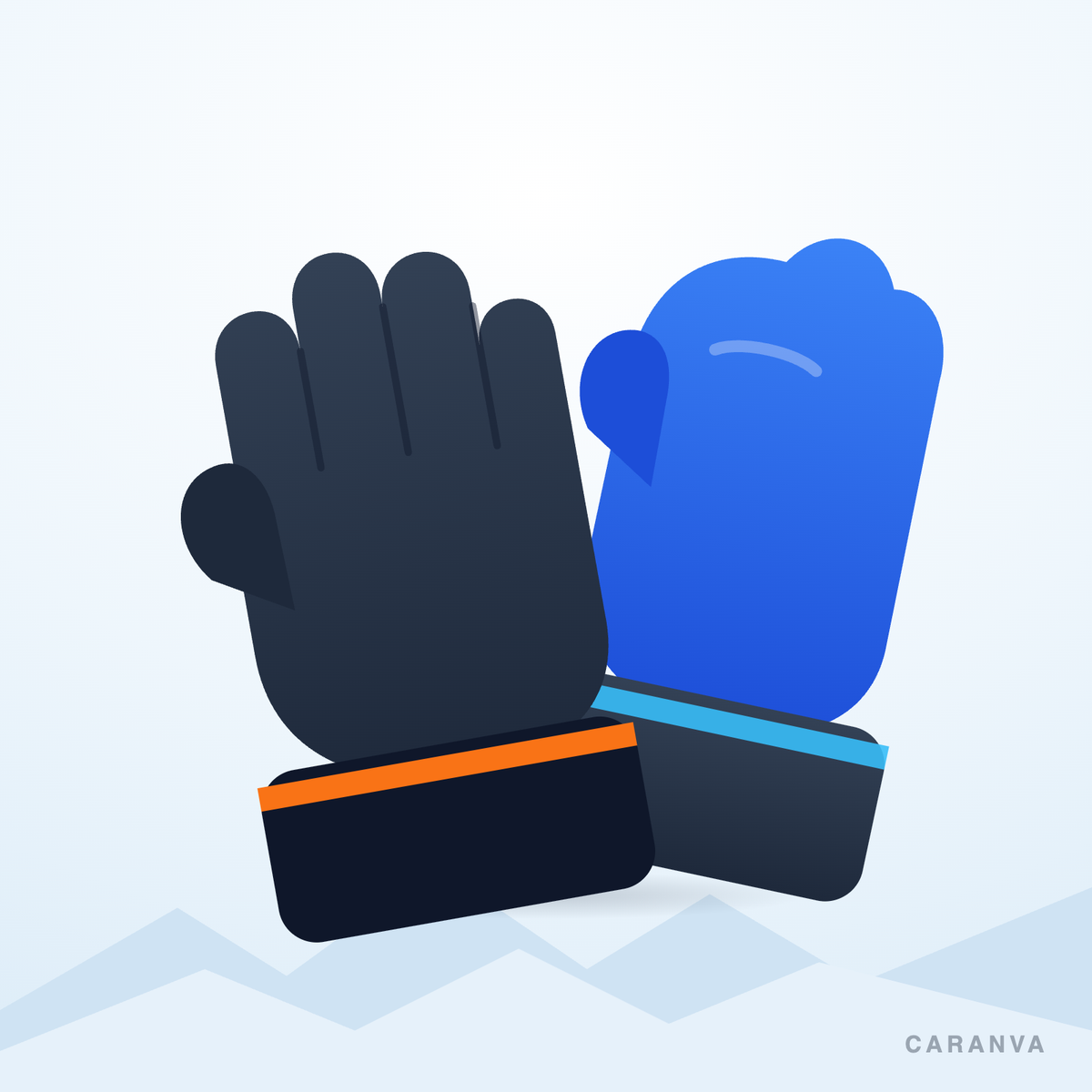 Guantes de esquí impermeables