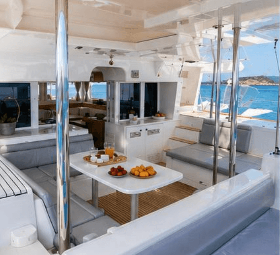 Verhuur Catamaran Lluna — Lagoon 450 F Ibiza