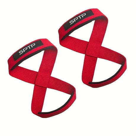 Straps Gym Figuur 8 — Polsbanden Grip Gewichtheffen en Crossfit