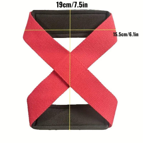 Straps Gym Figuur 8 — Polsbanden Grip Gewichtheffen en Crossfit