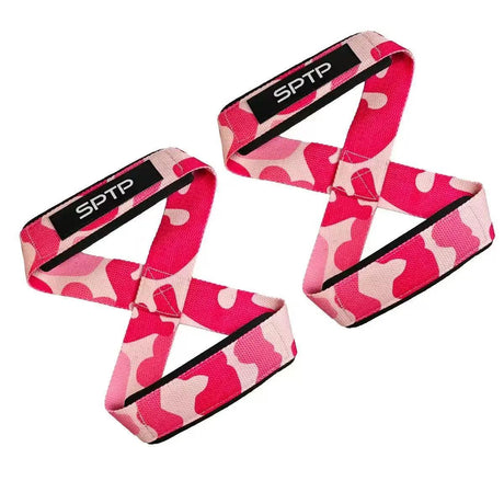 Straps Gym Figuur 8 — Polsbanden Grip Gewichtheffen en Crossfit