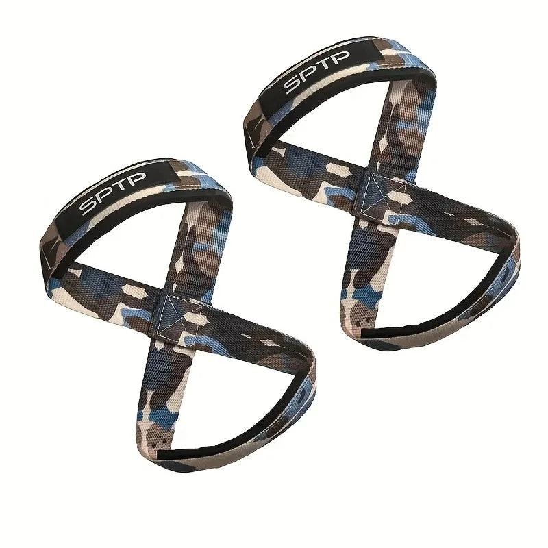 Straps Gym Figuur 8 — Polsbanden Grip Gewichtheffen en Crossfit