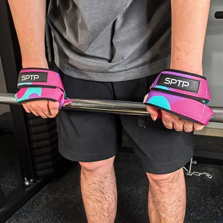 Straps Gym Figuur 8 — Polsbanden Grip Gewichtheffen en Crossfit
