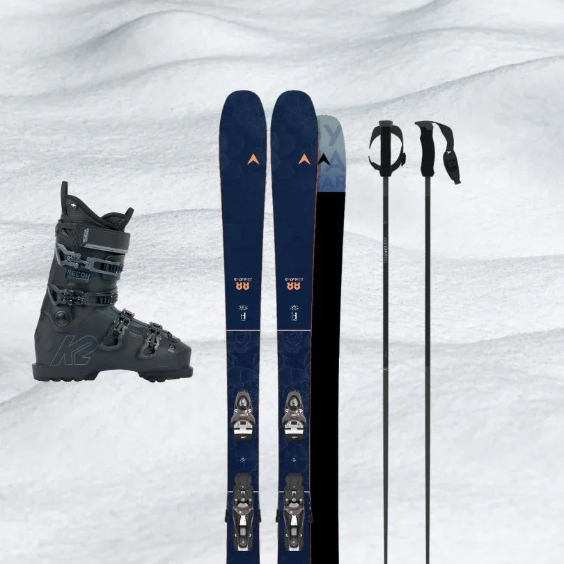 Alquiler Esquís La Parva - Esquí / Intermedio / Equipo Completo - Caranva