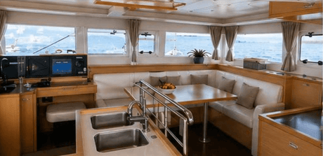 Verhuur Catamaran Lluna — Lagoon 450 F Ibiza