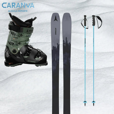 Alquiler esquís Bariloche 2025 - Esquí / Standar / Equipo Completo - Caranva